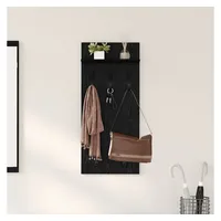 vidaXL Nachttisch 40 x 10 x 90 cm Schwarz Eichen-Optik