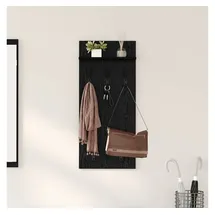 vidaXL Nachttisch 40 x 10 x 90 cm Schwarz Eichen-Optik