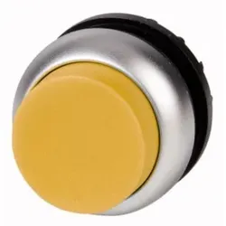 Eaton 216671 Drucktaste, RMQ-Titan, hoch, rastend, gelb, unbeschriftet, Frontring Titan M22-DRH-Y