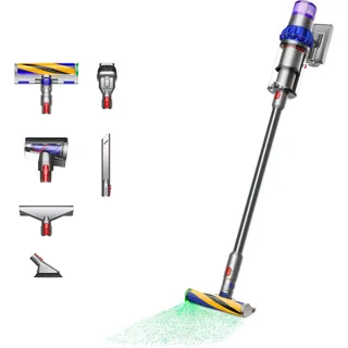 Dyson V15 Detect Fluffy Blau/Nickel