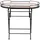 Siena Garden Prato Serviertisch 68 x 41 cm schwarz matt/bunt