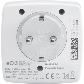Homematic IP 157338A0, Schaltsteckdose, 4 Stück