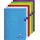 Clairefontaine Schulheft Lin 25, A4, 16 Blatt, fester, transparenter PP-Einband