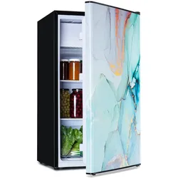 CoolArt 79L Kühl-Gefrier-Kombination EEK E Gefrierfach 9l Designtür