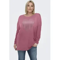 ONLY CARMAKOMA Langarmshirt »CARALBA LS LONG TOP JRS«, mit