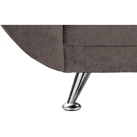 Home Affaire 3-Sitzer HOME AFFAIRE "Saltare elegant & komfortabel, toller Designfuß, bequem, Breite 205cm", grau (anthrazit), B:205cm H:78cm T:82cm, 100% Polyester, Sofas