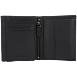 GREENBURRY Pure Black Geldbörse Herren schwarz