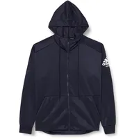 adidas Unisex Kinder Tracksuit Jacket Combat Sports Trainingsjacke, BlueWhite, S EU