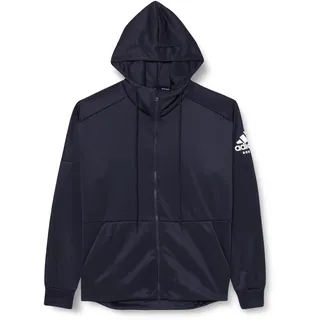 adidas Unisex Kinder Tracksuit Jacket Combat Sports Trainingsjacke, BlueWhite, S EU