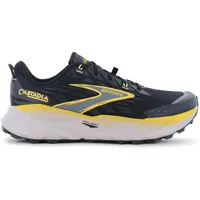 Brooks Cascadia 19 Herren Schwarz/Beige/Gelb 43