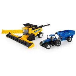 New Holland CR.90 Combine Harvesting Set  Modell von Ertl 1:64