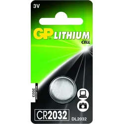 GP Lithium-Knopfzelle CR2032, Blister 1