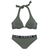 Elbsand Bügel-Bikini Damen oliv, Gr.40 Cup E,