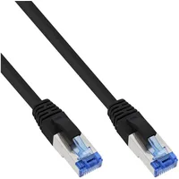 InLine Patchkabel, S/FTP (PiMf), Cat.6A, halogenfrei, schwarz, 20m