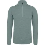 normani Outdoor Sports Merino Langarm mit 1/4 Zipper Canberra Blau 5XL