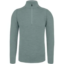 normani Outdoor Sports Merino Langarm mit 1/4 Zipper Canberra Blau 5XL