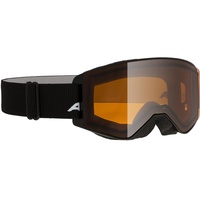 Alpina Sports Skibrille Narkoja DH (131 black, Scheibe: DOUBLEFLEX (S2))