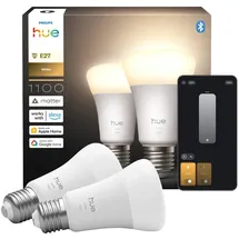 Philips Hue W 1100 A60 E27 75 W warmweiß 2 St.