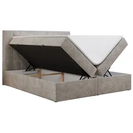 MKS Boxspringbett 160 x 200 cm H3 Beige