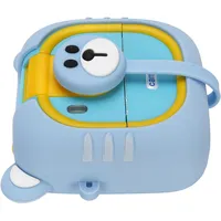 SENECESLI Digitaldruckkamera, 1080p -Spiel 180 ° Rotationskamera für die Schule zu Hause (Blue)