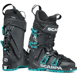Scarpa 4-Quattro SL W Damen Tourenskischuhe Schwarz/Türkis 26