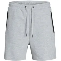 JACK & JONES Sweat Shorts Gordon in Hellgrau-XL