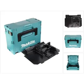 Makita Makpac 2 Systemkoffer mit Einlage blau 39,5x29,5x15,7 cm