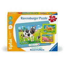 Ravensburger tiptoi 3 erste Puzzles: Bauernhoftiere