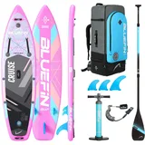 Bluefin SUP Cruise 9'8 aufpumpbares Paddle Board SUP-Board für Erwachsene Bluefin SUP Cruise SUP |10'4 SUP Tragbar & Reisesicher Paddleboard-Zubehör inklusive Miami Roze 9'8 Miami Pink