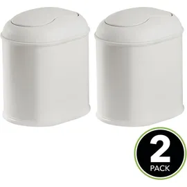 MetroDecor Kosmetikeimer 2er Set 17,8 l Hellgrau