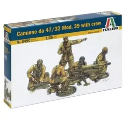 Italeri: Modellbausatz Cannone da 47/32 Mod. 39 mit Besatzung - 1:35