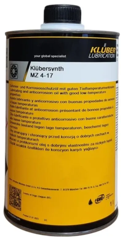 Klüber Klübersynth MZ 4-17, 1 Liter
