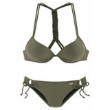 Buffalo Push-Up-Bikini Damen oliv, Gr.40 Cup A,