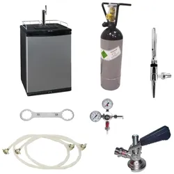 Komplett Set - Cold brewed coffee Zapfanlage, Bierzapfanlage, Zapfkopf:KeyKeg