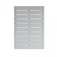 Andrewex Sichtschutzelement Faro 130 x 90 cm Grau Holz