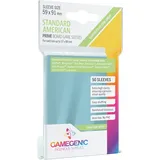 Gamegenic PRIME Board Game Sleeves Green Transparent 50 Stück GGS10051ML - Hüllen, amerikanische Standardgröße 59 x 91 mm - Hüllen),