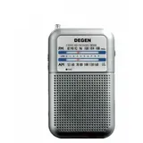 De-333 Mini-tragbares Radio, Transistorradio Mit Fm-taste Und Signalstärkeanzeige, Austauschbare Batterie (aaa)