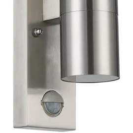 EGLO LED Außen-Wandleuchte Riga 5 21,5 x 6,5 cm Bewegungsmelder GU10