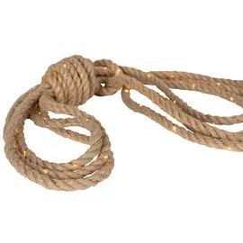 IDENA 100er Seil mit Netzteil/Solarmodul 8h Timer 14m 100 LED Lichterkette braun 14,0 m 1 St.