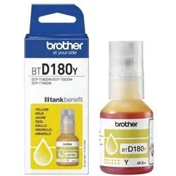 Brother Tintenflasche »BTD180Y« gelb gelb