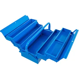 BGS Metall-Werkzeugkasten leer 5 Fächer blau 420 x 200 x 200 mm