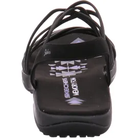 SKECHERS 163185 BBK REGGAE SLIM - SUNNYSIDE Schwarz Sandal Gr. 42