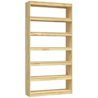 vidaXL Bücherregal Raumteiler 100 x 30 x 200 cm Braun