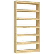 vidaXL Bücherregal Raumteiler 100 x 30 x 200 cm Braun