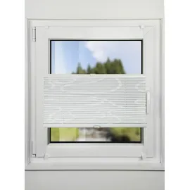 MYDECO Plissee MOVE, weiß - 75 x 130 cm) - Klemmträger