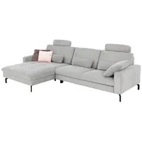 die planbar Ecksofa DIE PLANBAR "MP-IN20110 L-Form mit Kaltschaum-Polsterung", grau, B:302cm H:87cm T:178cm, 100% Polyester, Sofas, Ecksofa, optional mit Funktionen erhältlich