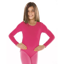 Kinder-Langarmbody, pink