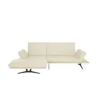 KOINOR Ecksofa  aus Flachgewebe Francis , creme , Maße (cm): B: 284 H: 93 T: 159