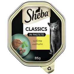 Sheba Classics in Pastete 22x85g mit Ente & Huhn