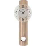 AMS Moderne Wanduhr mit Quartzwerk, batteriebetrieben Quartz-Pendeluhr 60cm- 7274